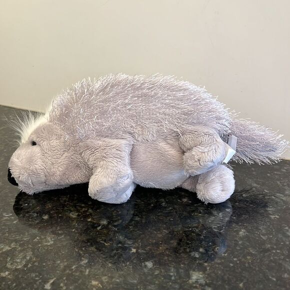 Ganz Plush Porcupine Small Gray White Webkinz Cute Stuffed Animal Fuzzy,… - Picture 5 of 7
